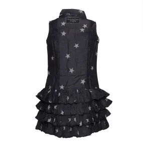 Abito In Denim Nero Bambina