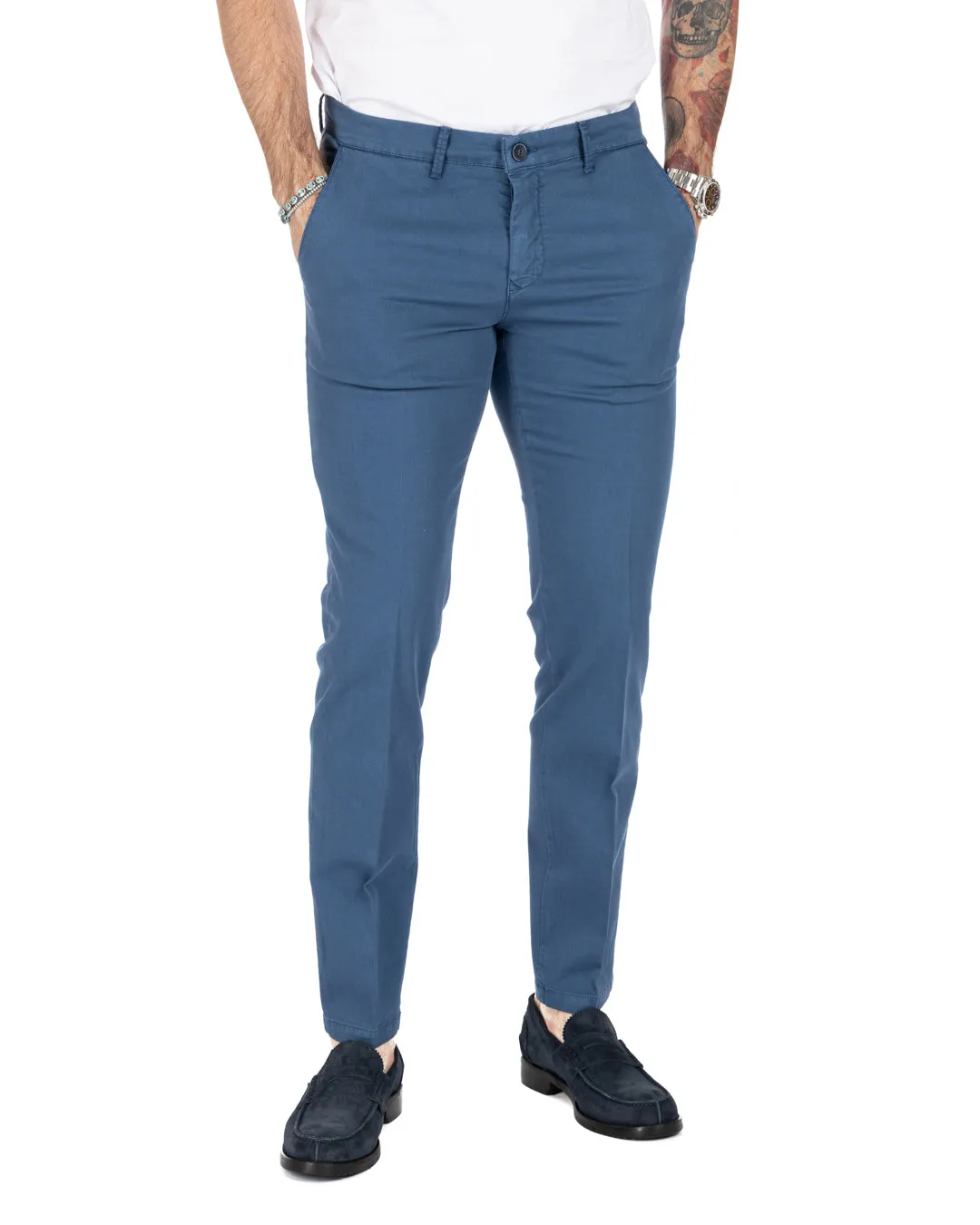 Bill - pantalone armaturato denim