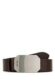Brown leather belt    