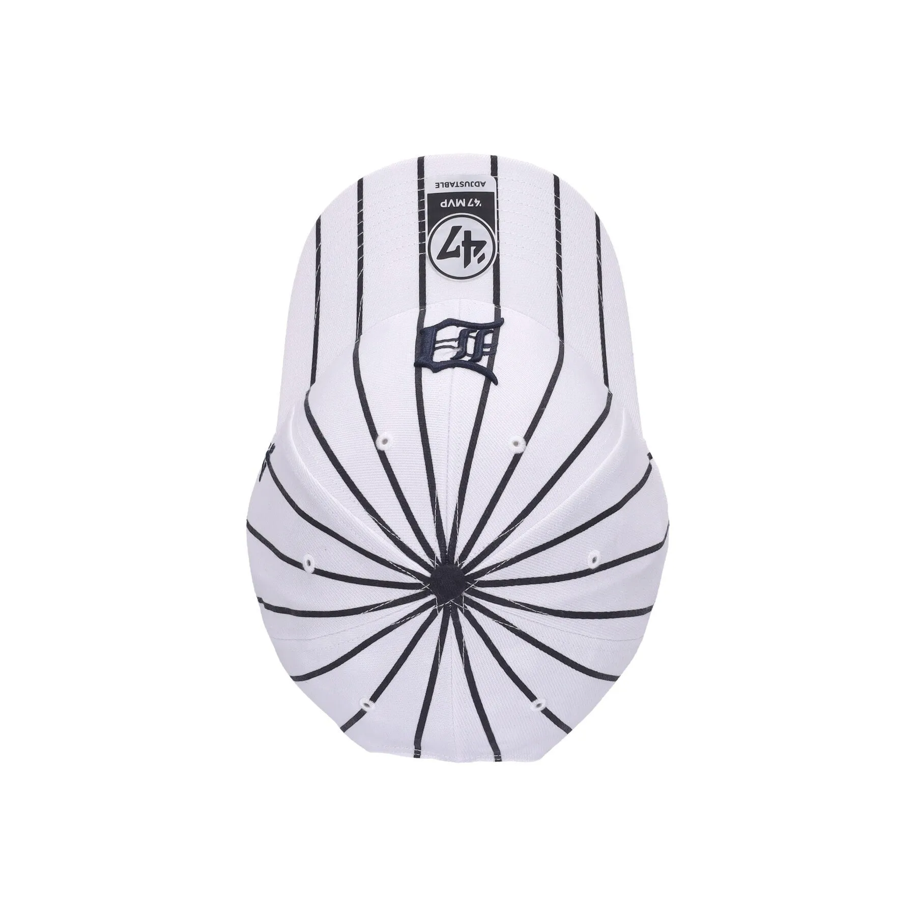 Cappellino Visiera Curva Uomo Mlb Bird Cage Mvp Dettig White