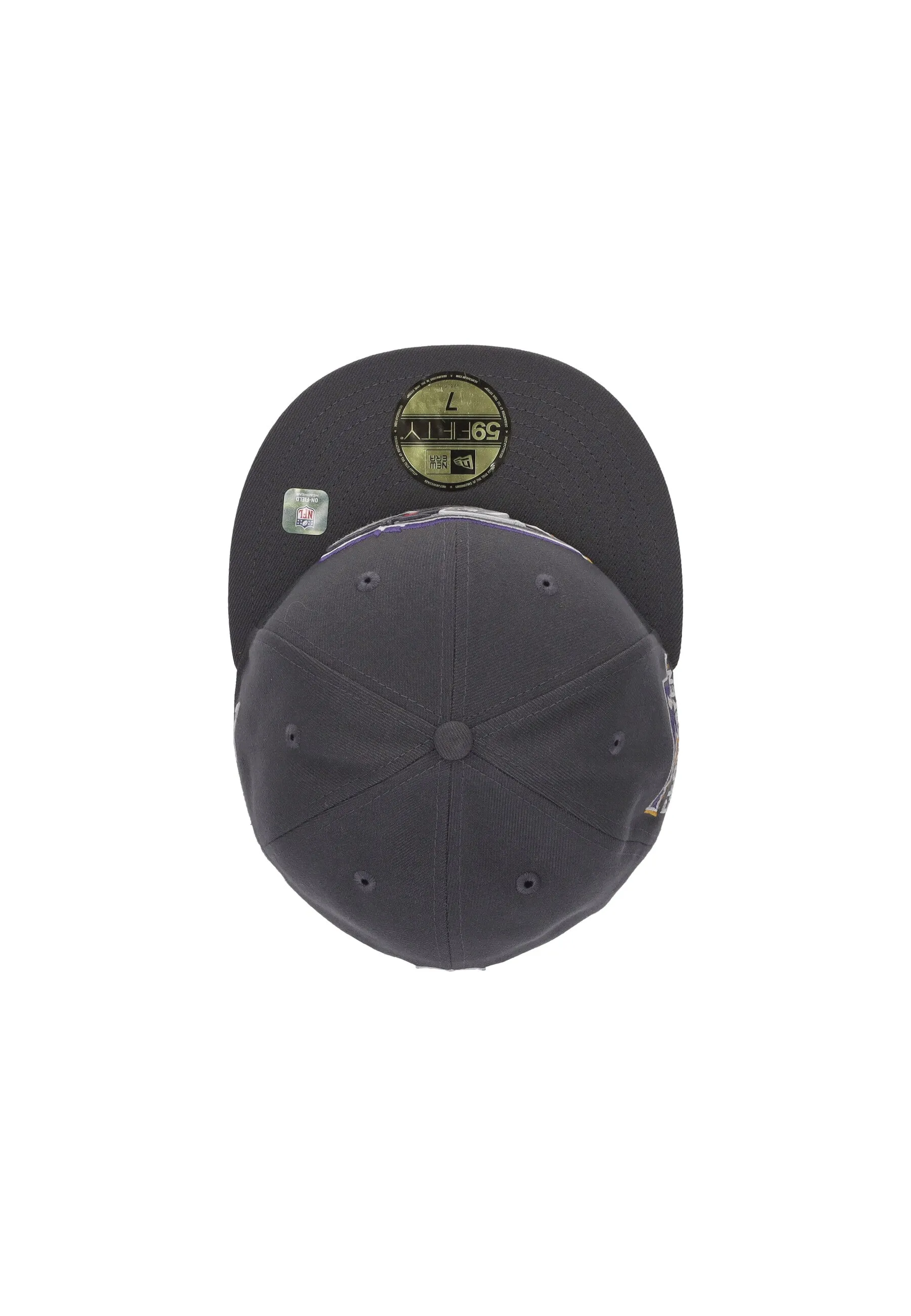 Cappellino Visiera Piatta Uomo Nfl Draft 2024 5950 Balrav Graphite