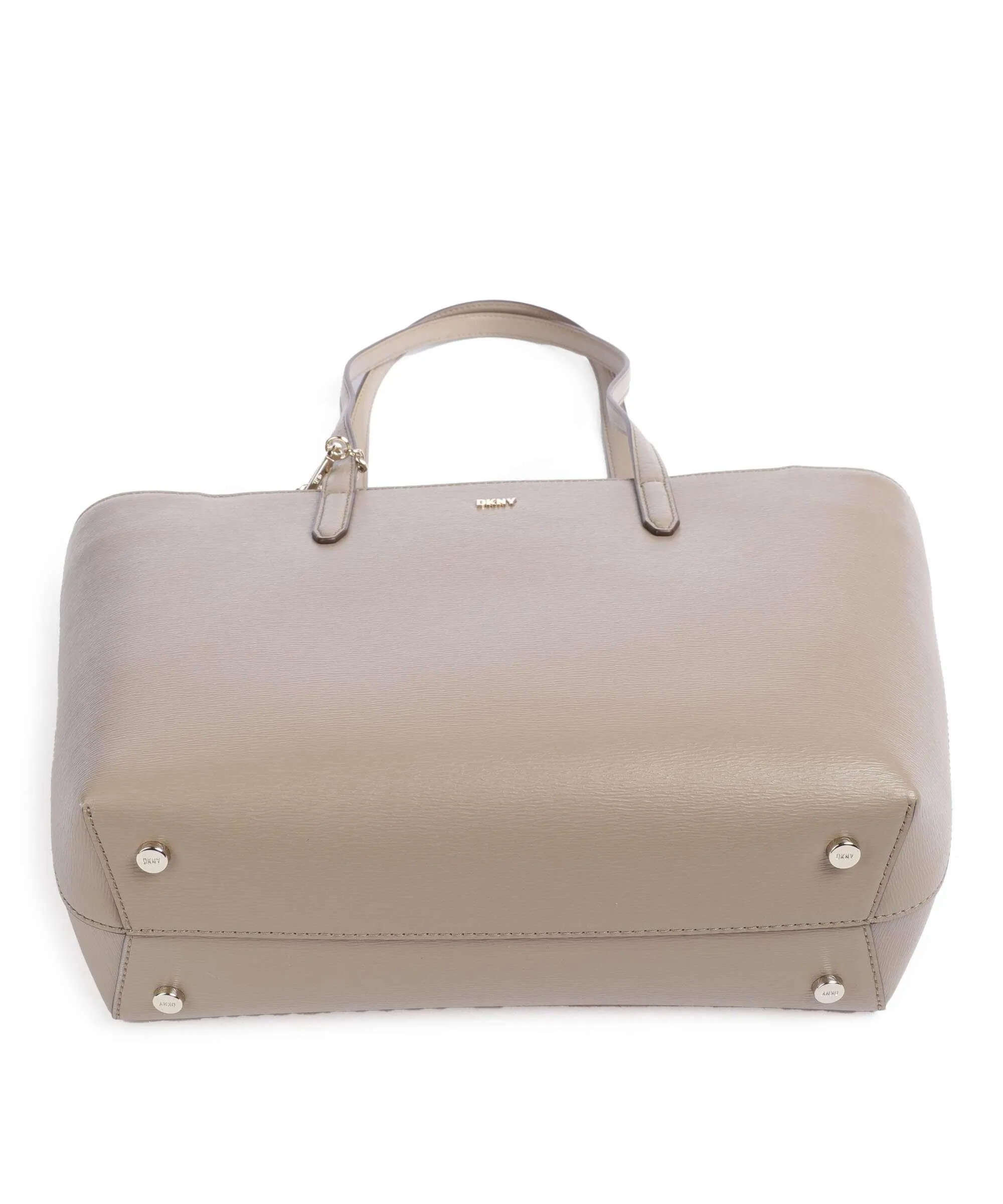 DKNY Bryant Borsa shopper pelle di vacchetta grana taupe  