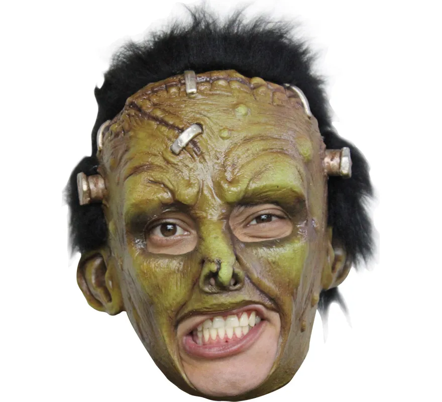 Maschera Franky Frankenstein senza mento per Halloween