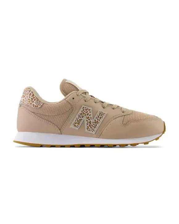NEW BALANCE - Sneaker da donna beige con dettagli leopardati - 500                                            Previous productNE