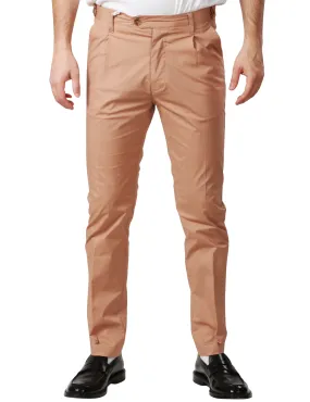 OFFICINA 36 PANTALONE UOMO OFFICINA 36 BEIGE SLIM FIT CON PINCES